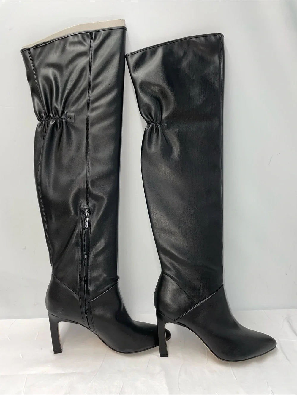 FRANCO SARTO A-CALLIE 2 BLACK SYNTHETIC OVER THE KNEE BOOTS FTL-08-008
